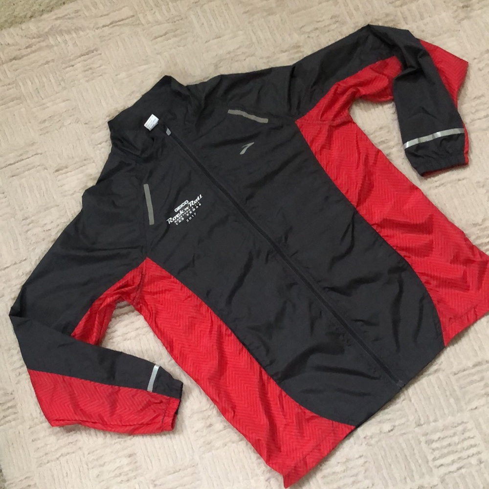 Rock n Roll Marathon lightweight full zipper coat jacket Size Adult XXL, New